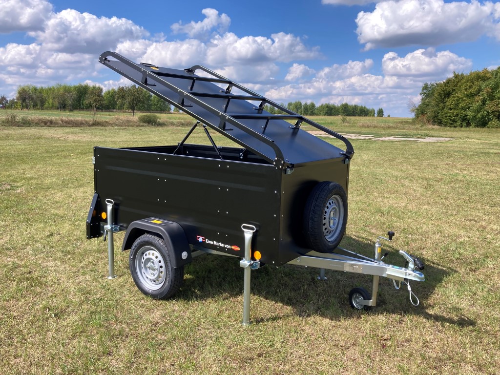 Campingový Přívěs Standard Nebržděný 750Kg - Černý