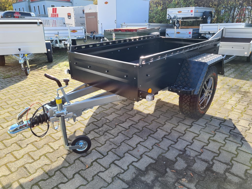 Valníkový Bržděný OFFROAD Přívěs BLACKOUT 1000kg - Černý