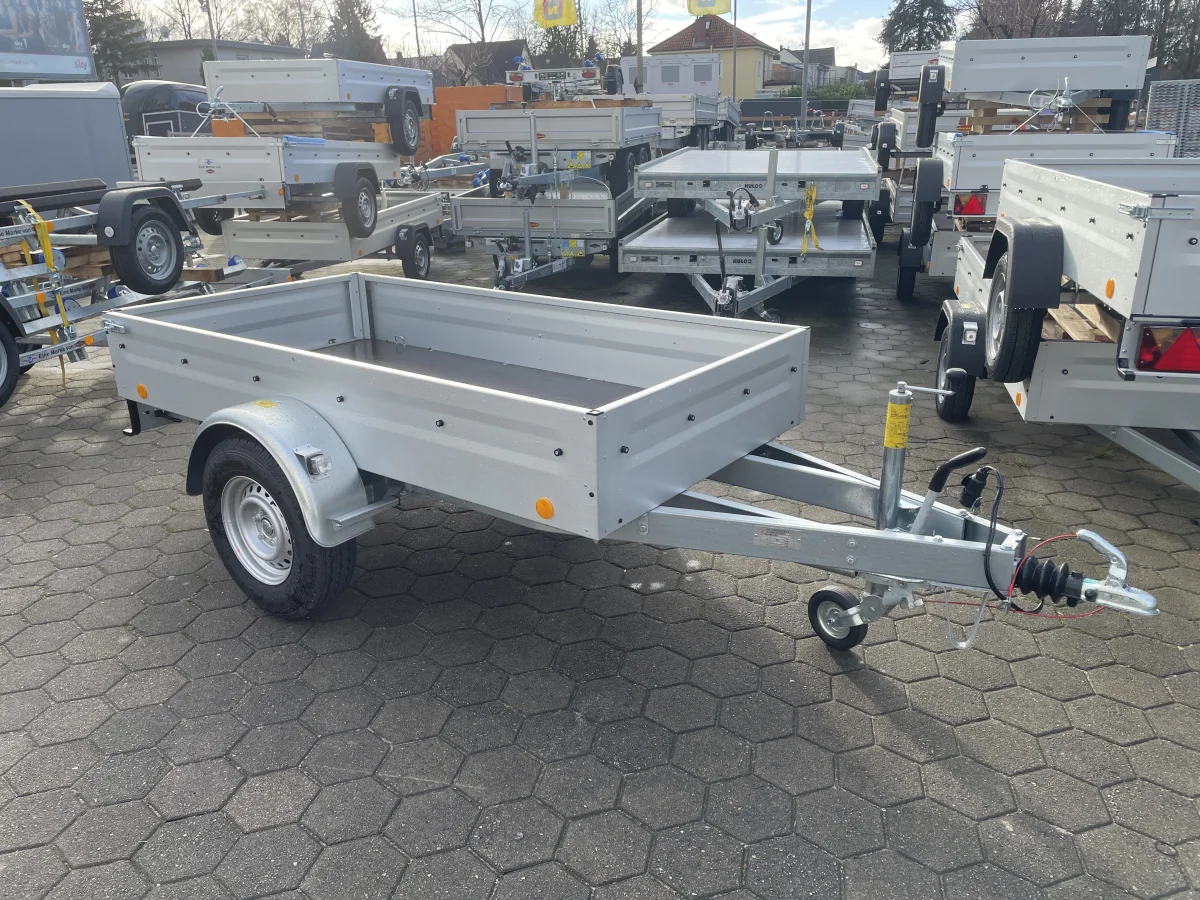 Robustní Valníkový Bržděný Přívěs 1300Kg
